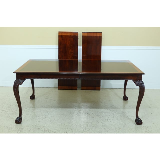 Stickley Ball Claw Mahogany Dining Room Table Chairish