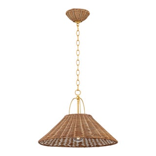 Mitzi Zoe Feldman Davida Rattan Pendant, Medium For Sale