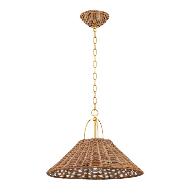 Mitzi Zoe Feldman Davida Rattan Pendant, Medium For Sale
