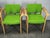 Gold Danish Oak Armchairs by Magnus Olesen, 1960s, Set of 4 For Sale - Image 8 of 17