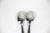 Mid-Century Modern Vintage Venetia Oneida 2 Piece Serving Spoon Set Mid Century Modern Stainless Steel Atomic, Hostess Spoons Black Silver For Sale - Image 3 of 5