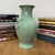 Guardian's Embrace Celadon Green Ceramic Vase Flared Rim For Sale - Image 4 of 10
