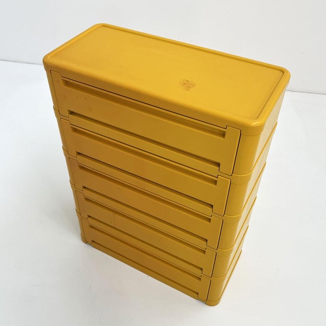 Red Model 4964 Chest of Drawers by Olaf von Bohr for Kartell, 1970s For Sale - Image 6 of 13