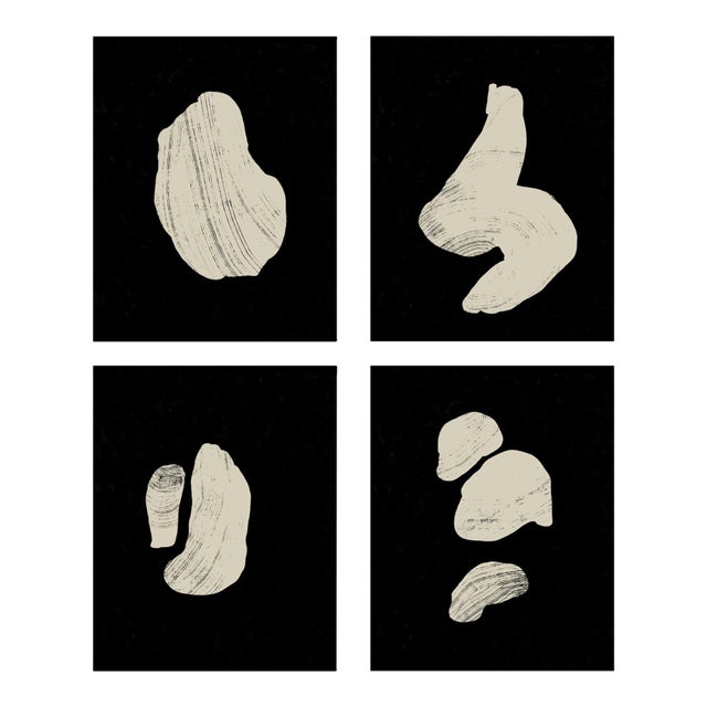 Abstract Figure Giclee Prints, Set of 4 For Sale