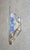 Set of four Italian wall sconces in thick, iridescent Murano glass, attributed to Carlo Nason for A.V. Mazzega, produced...