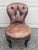 English Country Home Antique English Leather Child’s Chair For Sale - Image 4 of 17