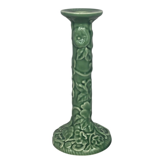 Bordallo Pinheiro Portuguese Pottery Candle Holder Chairish