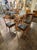 Set of 4 Biedermeier Walnut Side Chairs W/ Scalamandre and Leather Upholstery. For Sale - Image 9 of 9