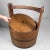 Japanese Wooden Bucket with Lid, 1940s For Sale - Image 3 of 18