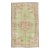 Mid 20th Century Green Vintage Turkish Oushak Rug For Sale
