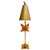 Gold Contemporary Tall & Slender Azalea Gold Table Lamps by Lucas McKearn - a Pair For Sale - Image 8 of 17