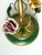 Mid-Century Modern Vintage Italian Metal and Porcelain Rose Wall Lamps from Unbekannt, 1950s, Set of 2 For Sale - Image 3 of 9