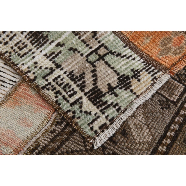 Vintage Wool Runner Rug For Sale - Image 10 of 11