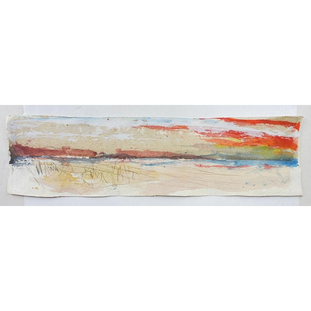 2008 George Turner Abstract Coastal Beach Sunset Painting For Sale - Image 4 of 4