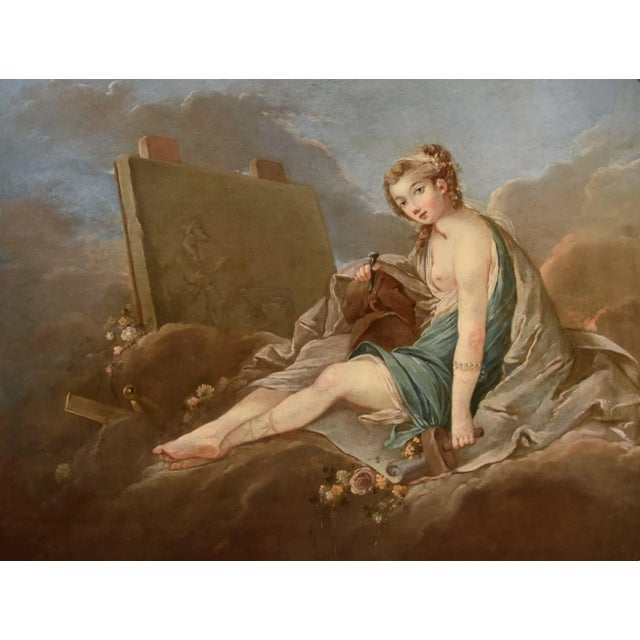 Pierre Charles Trémolières, Mythological Allegory, 1730, Oil on Canvas For Sale - Image 12 of 12