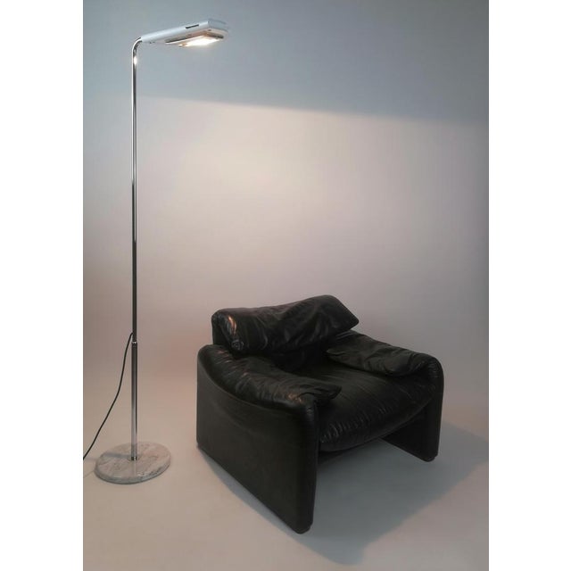 Half Moon Floor Lamp attributed to Bruno Gecchelin for Skipper, Italy, 1970s For Sale - Image 18 of 18