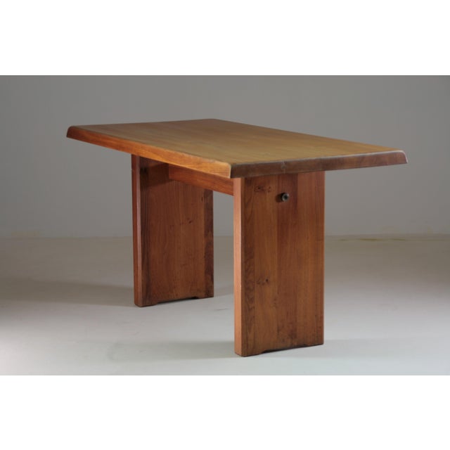 Elm Table Model T14a attributed to Pierre Chapo, France, 1960s For Sale - Image 15 of 18