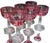 Late 19th Century Set of 6 Antique Baccarat Cranberry Crystal Port Wine Stems For Sale In Los Angeles - Image 6 of 6