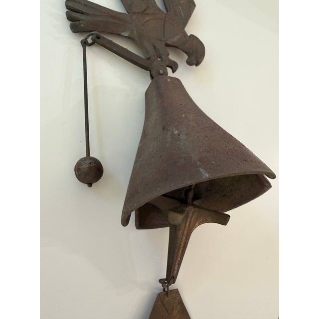 Cosanti Originals Cast Bronze 'Save the Wilderness' Eagle Wind Bell, Chime For Sale - Image 11 of 12