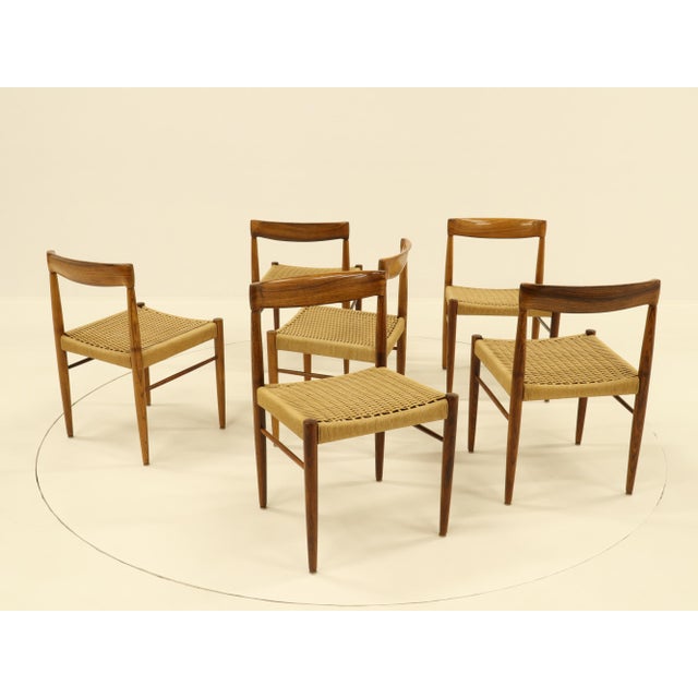 Rosewood Dining Chairs attributed to H. W. Klein for Bramin, Denmark, 1960s, Set of 6 For Sale - Image 12 of 18