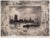 Printmaking Materials Felix Buhot (French, 1847–1898) Westminster Palace London Etching 1884 Framed For Sale - Image 7 of 7
