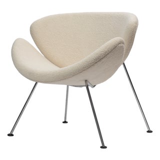 Orange Ulice Armchair by Pierre Pauline for Artifort, 1980s For Sale