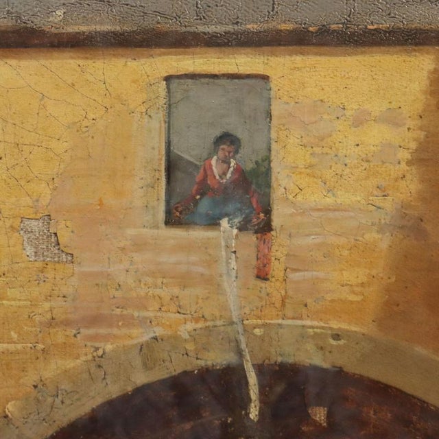 Giuseppe Canella, Figurative Composition, Oil on Canvas For Sale - Image 7 of 16
