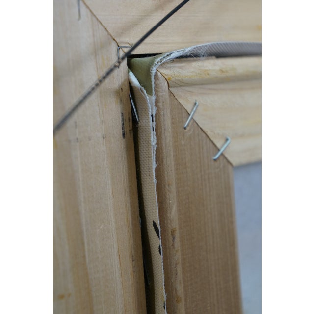 Late 20th Century Timeless Treasures M. Francis Still Life Grape Peach Plum Fruit Oil Painting 18" For Sale - Image 4 of 13