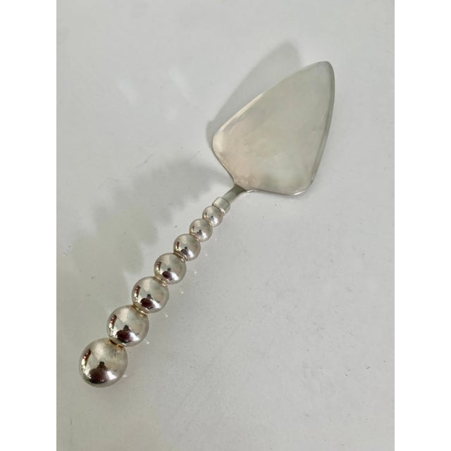 Modern Modern Silver Plate Cake or Pastry Server For Sale - Image 3 of 7