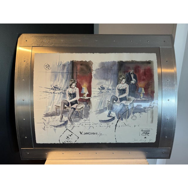 Jaak De Koninck, Aile d'Avion, 1990s, Artwork on Paper For Sale - Image 9 of 9