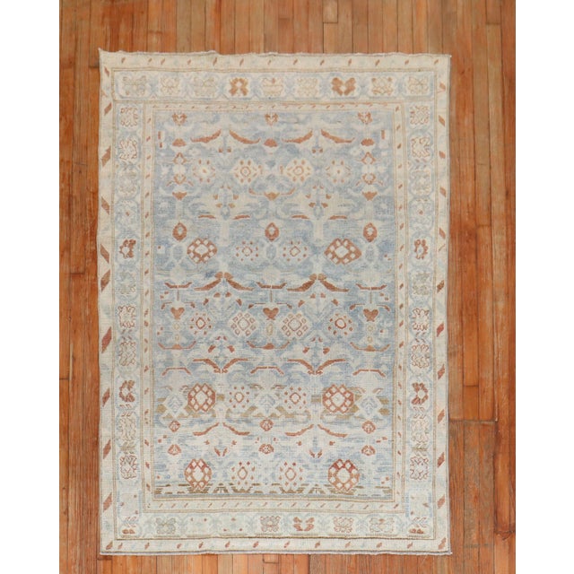Textile Antique Persian Malayer Rug For Sale - Image 7 of 18