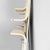 Italian Modern Wall-Mounted Coat Racks in White Wood and Metal, 1970s, Set of 2 For Sale - Image 6 of 16