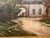 Late 19th Century Fine Antique European Village Landscape, Oil on Canvas, Elaborate Gilt Frame For Sale - Image 5 of 5