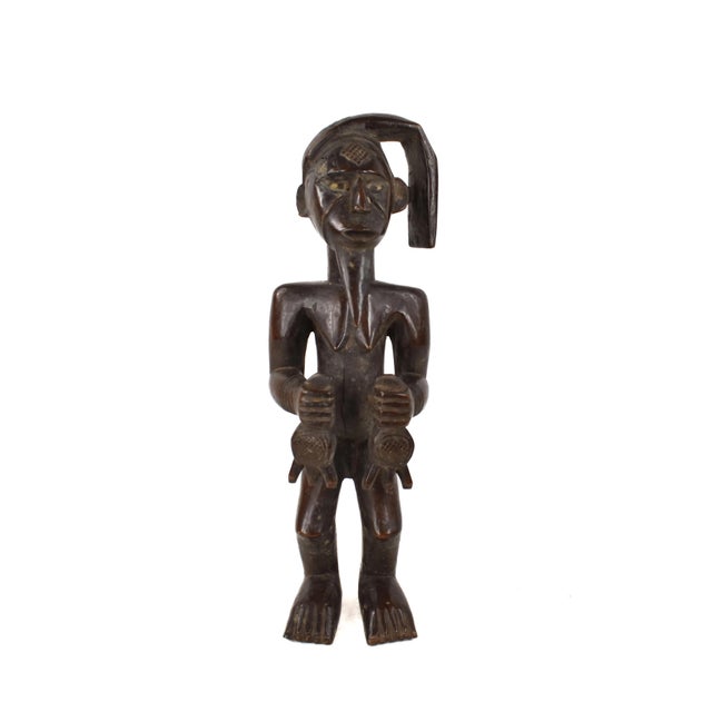 African Early 20th Century Chokwe Standing Dance Figure Angola For Sale - Image 3 of 9