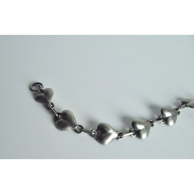 Gray Vintage Danish Pewter Bracelet by Fink Design, 1970s For Sale - Image 8 of 10