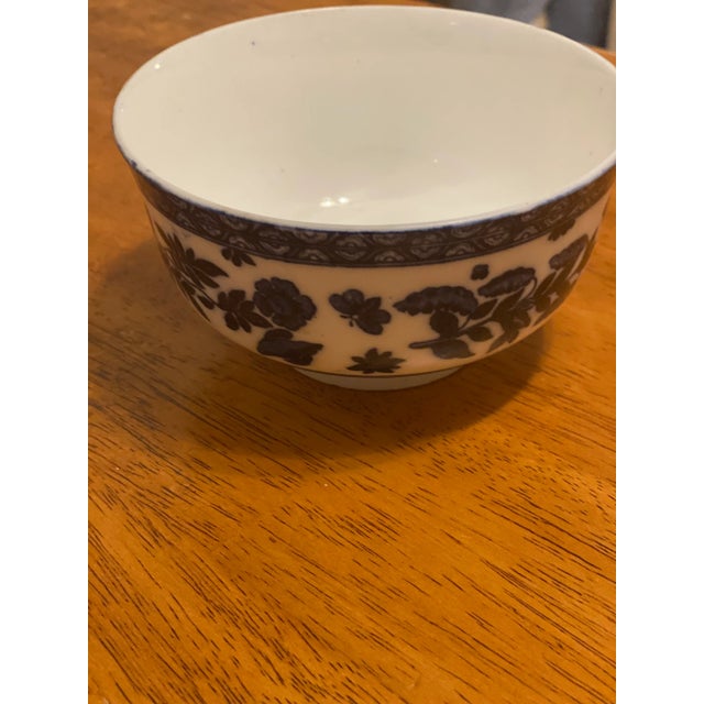 Coalport Porcelain Antique Coalport Flow Blue Porcelain Bowl For Sale - Image 4 of 9