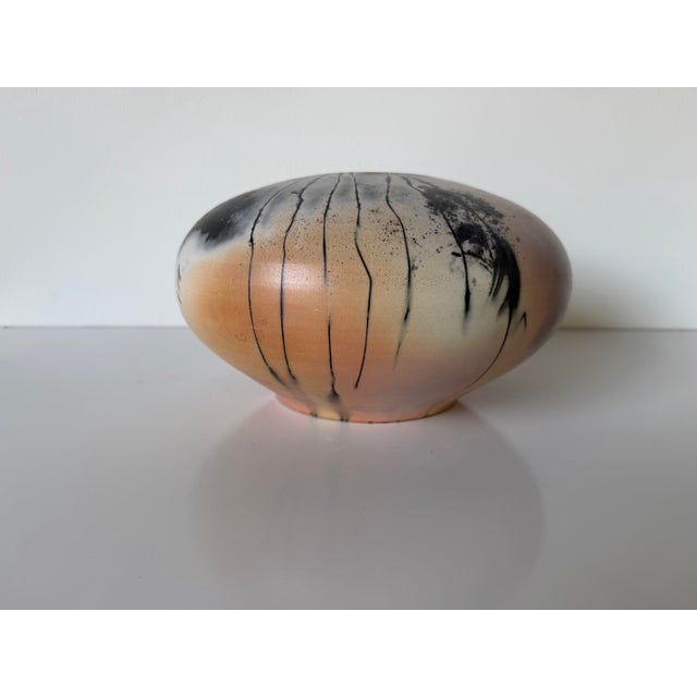 Vintage Handmade Abstrac DesignArt Studio Pottery Vase – Signed For Sale In Miami - Image 6 of 12