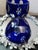 Glass 1980s Exquisite Godinger Cobalt Blue Crystal Egg Trinket Holder From Hungary For Sale - Image 7 of 7