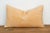 Blockprint Linen Jaipur Lumbar "Sunburst Yellow" Pillow Cover For Sale In Los Angeles - Image 6 of 7