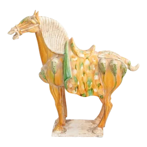 Large Mid 20th Century Chinese Tang Style Terracotta Horse