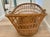 Camel Antique French Farmhouse Extra Large Wooden Basket With Handles For Sale - Image 8 of 10
