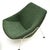 Green Set of Vintage Oyster Armchair and Ottoman from Artifort, 1980s For Sale - Image 8 of 10
