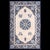 Chinese 1880s Ivory Medallion Antique Chinese Ningxia Rug 5' 4" X 8' 3" Handknotted Wool For Sale - Image 3 of 8
