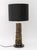 Animal Skin Koket "Ruche" Leather and Marble Table Lamp For Sale - Image 7 of 7