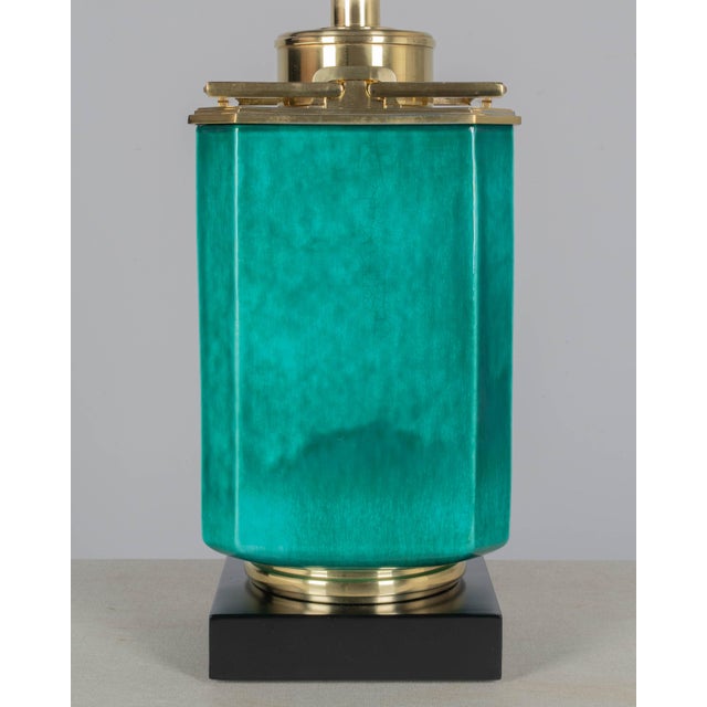 Mid Century Edwin Cole Stiffel Lamp For Sale - Image 10 of 11