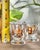 Vintage Art Deco Amber Cut Floral Etched Crystal Decanter Set With 6 Glasses - 7 pcs For Sale - Image 11 of 12