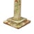 Classic Onyx Marble Brass Column Lamp 20th Century, 1950s For Sale - Image 12 of 13