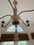 Spanish Colonial Style Iron & Carved Wood Five-Light Chandelier For Sale - Image 9 of 9
