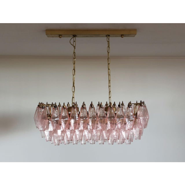 Murano Poliedri Chandelier by Carlo Scarpa, 1990 For Sale - Image 10 of 18