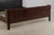 Brown Baker Leather Mahogany Mid Century Modern King Size Bed For Sale - Image 8 of 16